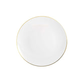 8" Classic Gold Design Plastic Plates (120 Count) - Yom Tov Settings